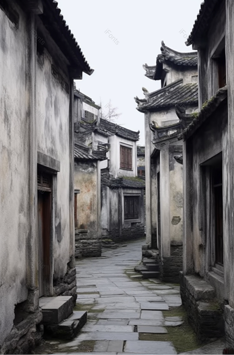 中式建筑徽州古民居街巷摄影图,高清,摄影图,摄影图片,图片大全,摄影图免费下载